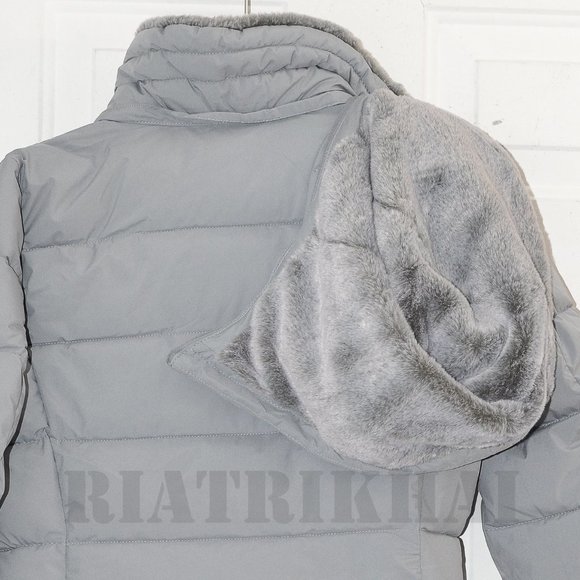 GRAY NWT Andrew Marc Ladies’ Long Stretch Parka‎ - Picture 14 of 14